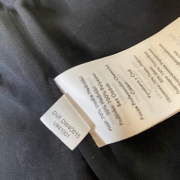 Diane Von Furstenberg Katherine Velvet Burnout Wrap Dress - Picture 10 of 10